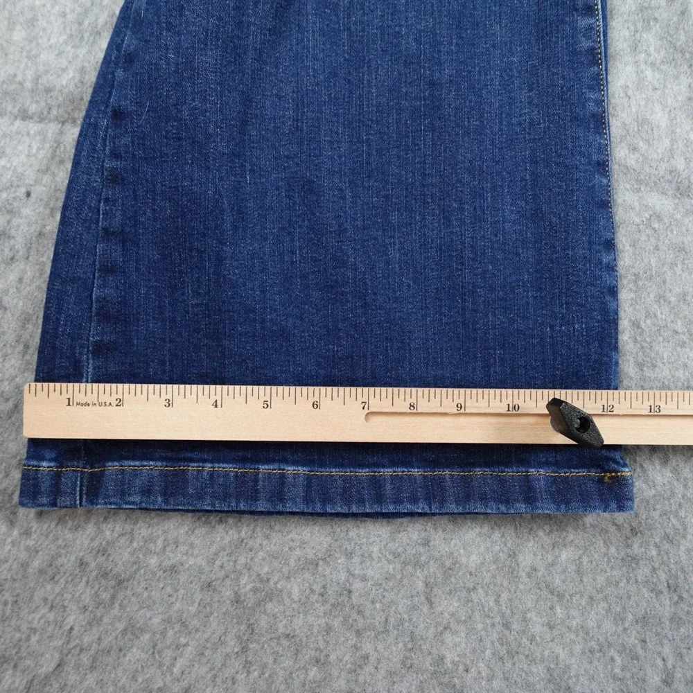 Ava‎ Viv Jeans Womens 26 Blue High Rise Flare Stretch Dark Wash Denim